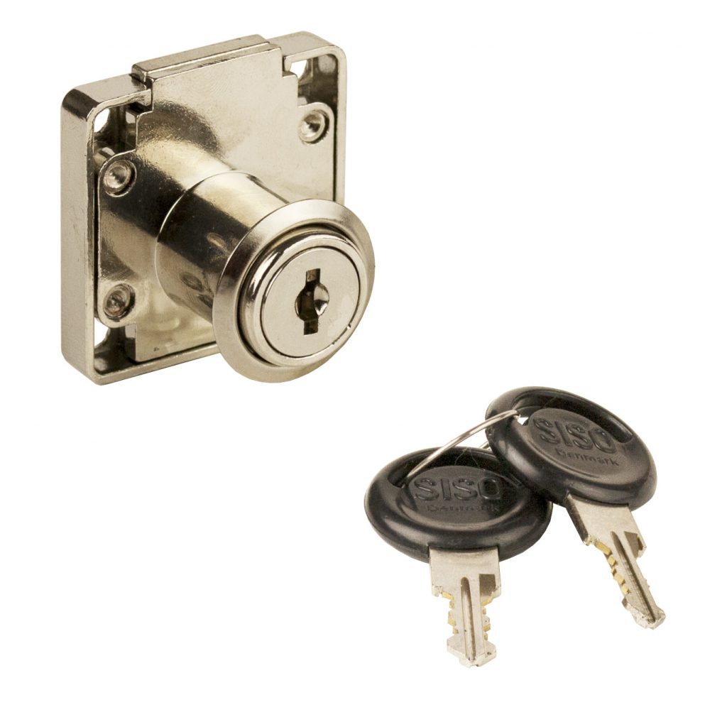 SO-TECH Möbelschloss 138 - Aufschraubschloss Für Schränke | Mit 2 Schlüsseln