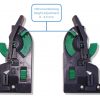 GRASS Dynamoov Tipmatic (push to open) Schubladenschienen Holzschubkästen-Vollauszug mit 3-D Verstellmöglichkeiten. 1 Paar Schubladen-Auszüge inklusive Kupplungen – Bild 4