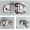 Flexibler schwenkbarer Edelstahl-Haken für ebene Fläche, Ecke oder Kante. DZ-270 von Sugatsune LAMP® / Japan – Bild 9