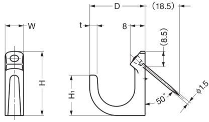 Hochwertiger Haken aus Edelstahl zur schnellen werkzeuglosen Montage auf Gipskartonwand bzw. Wand aus Gipsplatte. Edelstahlhaken PF-22 und PF-30 von Sugatsune / LAMP® (Japan) – Bild 4