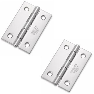 2 Stück hochwertiges Aufschraubscharnier, B-1059-4, Größe: 51 mm, von TAKIGEN, Tragkraft: 6,7 kg (15 lbs). Produktbild