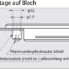 2 Stück Distanzstück aus Stahl, Oberfläche: verzinkt, 10,5 mm (0,5″) BSP-8. Blechbefestigung BSP-8 für Griffmuschel Sugatsune SD-160WB, Griffmuschel Sugatsune SD-160CR , von Sugatsune / LAMP® (Japan) – Bild 3