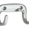 Hochwertiger Doppelhaken, aus massivem rostfreiem Edelstahl, Oberfläche: glänzend poliert, 80 mm (3,2″), EW-80E. Wanddoppelhaken für Garderobe, Badezimmer, Außenbereich, Schwimmbad und viel mehr, von Sugatsune / LAMP® (Japan) – Bild 3
