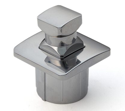 Hochwertiger Druckknopf-Verschluss mit Grifffunktion, aus Messing, Oberfläche: verchromt, Ausführung: quadratisch, TLP-S-BB-CR und TLP-LBM(W). Massiver Druckknopf für Yacht und viel mehr, von Sugatsune / LAMP® (Japan) – Bild 6