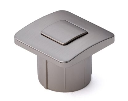 Hochwertiger Druckknopf-Verschluss mit Grifffunktion, aus Messing, Oberfläche: vernickelt, satiniert matt, Ausführung: quadratisch, TLP-S-BB-WB und TLP-LBM(W). Massiver Druckknopf für Yacht und viel mehr, von Sugatsune / LAMP® (Japan) – Bild 5