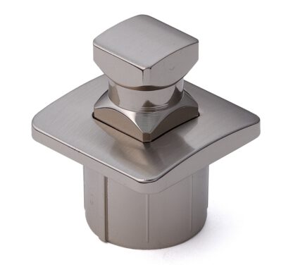 Hochwertiger Druckknopf-Verschluss mit Grifffunktion, aus Messing, Oberfläche: vernickelt, satiniert matt, Ausführung: quadratisch, TLP-S-BB-WB und TLP-LBM(W). Massiver Druckknopf für Yacht und viel mehr, von Sugatsune / LAMP® (Japan) – Bild 6