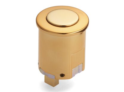 Hochwertiger Druckknopf-Verschluss mit Grifffunktion, aus Zinklegierung (ZDC), Oberfläche: goldfarbig, glänzend poliert, PKL-08/GA und PKLW. Massiver Druckknopf für Wohnwagen, Yacht und viel mehr, von Sugatsune / LAMP® (Japan) – Bild 5
