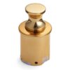 Hochwertiger Druckknopf-Verschluss mit Grifffunktion, aus Zinklegierung (ZDC), Oberfläche: goldfarbig, glänzend poliert, PKL-08/GA und PKLW. Massiver Druckknopf für Wohnwagen, Yacht und viel mehr, von Sugatsune / LAMP® (Japan) – Bild 6