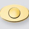 Hochwertiger Druckknopf-Verschluss mit Grifffunktion, aus Zinklegierung (ZDC), Oberfläche: goldfarbig, glänzend poliert, Ausführung: oval, DPL-OV-G. Massiver Druckknopf für Wohnmobil, Boot und viel mehr, von Sugatsune / LAMP® (Japan) – Bild 6