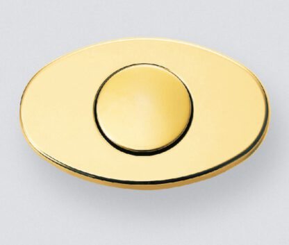 Hochwertiger Druckknopf-Verschluss mit Grifffunktion, aus Zinklegierung (ZDC), Oberfläche: goldfarbig, glänzend poliert, Ausführung: oval, DPL-OV-G. Massiver Druckknopf für Wohnmobil, Boot und viel mehr, von Sugatsune / LAMP® (Japan) – Bild 6