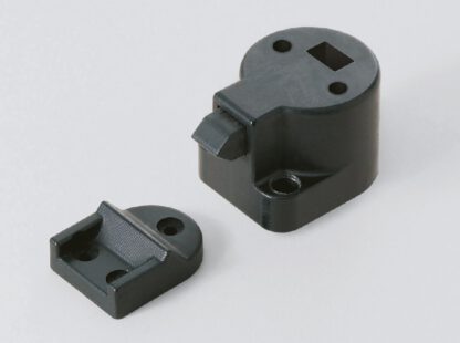 Hochwertiger Druckknopf-Verschluss mit Grifffunktion, aus Zinklegierung (ZDC), Oberfläche: verchromt, Ausführung: quadratisch, DPL-SQ-CR. Massiver Druckknopf für Wohnmobil, Boot und viel mehr, von Sugatsune / LAMP® (Japan) – Bild 3