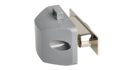 Hochwertiger Druckknopf-Verschluss mit Soft-Close und Grifffunktion, aus Zamak, Oberfläche: Edelstahl Look, Ausführung: rechteckig, 14.03.044-0. Massiver Druckknopf für Wohnwagen, Yacht und viel mehr, von SISO Denmark – Bild 2