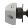 Hochwertiger Druckknopf-Verschluss mit Soft-Close und Grifffunktion, aus Zamak, Oberfläche: schwarz, Ausführung: quadratisch, 14.03.066-0. Massiver Druckknopf für Wohnwagen, Yacht, Privatflugzeug und viel mehr, von SISO Denmark – Bild 9