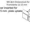 Hochwertiger Druckknopf-Verschluss mit Soft-Close und Grifffunktion, aus Zamak, Oberfläche: schwarz, Ausführung: rechteckig, 14.03.043-0. Massiver Druckknopf für Wohnwagen, Yacht, Privatflugzeug und viel mehr, von SISO Denmark – Bild 8