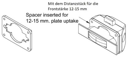 Hochwertiger Druckknopf-Verschluss mit Soft-Close und Grifffunktion, aus Zamak, Oberfläche: schwarz, Ausführung: rechteckig, 14.03.043-0. Massiver Druckknopf für Wohnwagen, Yacht, Privatflugzeug und viel mehr, von SISO Denmark – Bild 8