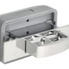 Hochwertiger Druckknopf-Verschluss mit Soft-Close und Grifffunktion, aus Zamak, Oberfläche: verchromt, Ausführung: rechteckig, 14.03.042-0. Massiver Druckknopf für Wohnwagen, Yacht, Privatflugzeug und viel mehr, von SISO Denmark – Bild 2