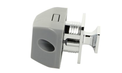 Hochwertiger Druckknopf-Verschluss mit Soft-Close und Grifffunktion, aus Zamak, Oberfläche: vernickelt, Ausführung: quadratisch, 14.03.065-0. Massiver Druckknopf für Wohnwagen, Yacht, Privatflugzeug und viel mehr, von SISO Denmark – Bild 7