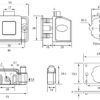 Hochwertiger Druckknopf-Verschluss mit Soft-Close und Grifffunktion, aus Zamak, Oberfläche: vernickelt, Ausführung: quadratisch, 14.03.065-0. Massiver Druckknopf für Wohnwagen, Yacht, Privatflugzeug und viel mehr, von SISO Denmark – Bild 5