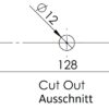 Hochwertiger Druckknopfgriff, aus Zamak, Oberfläche: schwarz, 14.03.071-0. Massiver Griffverschluss mit selbst einrastendem Schloss und Soft-Close für Yacht, Wohnwagen, Privatjet und viel mehr, von SISO Denmark – Bild 4