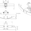 Hochwertiger Druckknopfgriff, aus Zamak, Oberfläche: schwarz, 14.03.071-0. Massiver Griffverschluss mit selbst einrastendem Schloss und Soft-Close für Yacht, Wohnwagen, Privatjet und viel mehr, von SISO Denmark – Bild 3