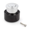 Hochwertiger Druckknopfgriff aus Zinklegierung, Oberfläche: verchromt, 18,8 mm (0,8″) PK03CR. Hochwertiger massiver und eleganter Pushlock aus ZDC für Schublade, Wohnmobilmöbel, Boote, Privatflugzeuge und viel mehr, von Sugatsune / LAMP® (Japan) – Bild 2