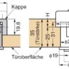 Hochwertiger Druckknopfgriff aus Zinklegierung, Oberfläche: verchromt, PK04CR. Hochwertiger massiver und eleganter Pushlock aus ZDC für Schublade, Wohnmobilmöbel, Boote, Privatflugzeuge und viel mehr, von Sugatsune / LAMP® (Japan) – Bild 3