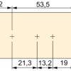 2 Stück eleganter Druckschnäpper, Oberfläche: grau, 62 mm (2-7/16″), Ausführung: nicht magnetisch, 2033821. Stabiler Push-to-open Verschluss für Möbeltüren, Schranktüren, Klappen und vieles mehr, von EMUCA – Bild 3