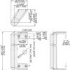 Edelstahl-Türgriffgriff V4A (SUS316), 750 mm (29,6″) MP-750. Hochwertiger massiver Edelstahl-Türgriffgriff aus feinstem Edelstahl V4A (SUS316) für Medizinbereich, Laboreinrichtung, feuchte, raue und hochkorrosive Umgebungen von Sugatsune / LAMP® (Japan) – Bild 2