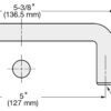 Edelstahlmöbelgriff SUS316, 136 mm (5,4″) SWF-650. Bügelgriff, aus feinstem korrosionsfreiem Edelstahl V4A (SUS316) für hochwertige Einrichtungen, sowie für den Außenbereich, feuchte, raue und hochkorrosive Umgebungen von Sugatsune / LAMP® (Japan) – Bild 2