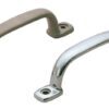 Edelstahlmöbelgriff SUS316, 150 mm (6″) 2LC-150. Griff aus feinstem korrosionsfreiem Edelstahl V4A (SUS316) für hochwertige Einrichtungen, sowie für den Außenbereich, feuchte, raue und hochkorrosive Umgebungen von Sugatsune / LAMP® (Japan) – Bild 3