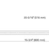 Edelstahltürgriff SUS304, 600 mm (23,7″) SSH-3260. Massiver Edelstahltürgriff aus rostfreiem Edelstahl V2A, satiniert matt, für Zimmertür, Produktionsmaschine, Zug, Bus, Spezialfahrzeug, von Sugatsune / LAMP® (Japan) – Bild 2