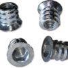 20 Stück hochwertige Einschraubmuffe mit M6 Innengewinde, Senkkopf mit Innensechskant und Abdeckrand, Oberfläche: verzinkt, 10 mm (0,4″), 8028005. Einschraubmutter für Möbel, Holzplatte, Spanplatte, Tisch und viel mehr, von EMUCA – Bild 4