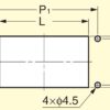 Exklusive Edelstahl-Griffmuschel SUS304, 109,5 mm (4,4″) HH-FB-2. Edelstahl-Griffmuschel aus rostfreiem Edelstahl V2A, satiniert matt, für Schubladen, Schränke, feuchte Umgebungen, Schiffe, Maschinen, Geräte von Sugatsune / LAMP® (Japan) – Bild 3