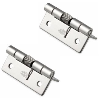 2 Stück hochwertiges Federband, aus Edelstahl SUS304, 32 mm (1-17/64″), Drehmoment: 12,3 N·m, TH-61SUS-2. Robustes Federscharnier für Geräteklappen, Gehäusetüren, Abdeckungen und vieles mehr, von TOCHIGIYA (Japan)