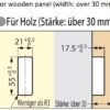 Hochwertiger Federklapphaken zum Einlassen, Oberfläche: dunkelgrau, 60 mm (2,4″), Ausführung: mit Soft-Close Schließdämpfung, NF-60D-GR. Klapphaken mit Schließautomatik und Soft-Close für Caravan, Yacht, Zug und viel mehr, von Sugatsune / LAMP® (Japan) – Bild 3