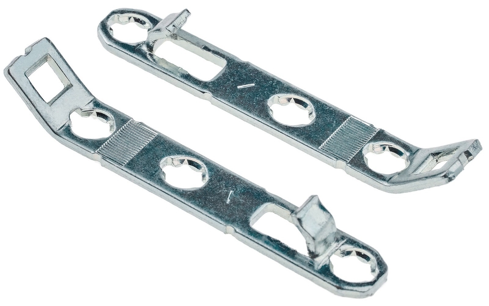 2 Stück Frontbefestigung (links + rechts), für Zargenhöhen 90, 122 und 186 mm, F102021855. Einhängehaken für Schubladenfront, GRASS Nova Pro One, GRASS Nova Pro Scala und vieles mehr, Hersteller: GRASS – Bild 2