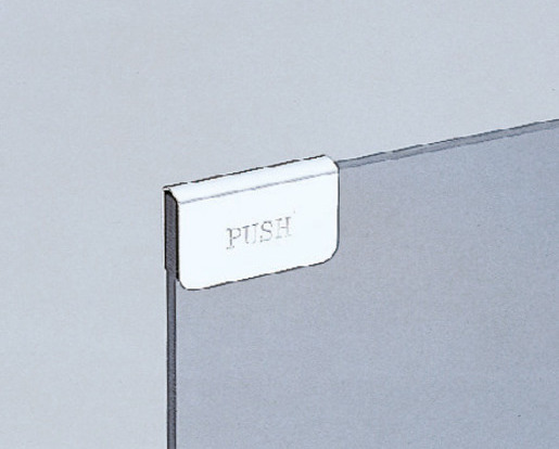 Gegenplatte für Glasstärke 5 mm (13/64″), aus Stahl, Oberfläche: verchromt, 40 mm (1-37/64″), K-130CR. Gegenstück für Glasschranktür, Magnetschnäpper und vieles mehr, von Sugatsune / LAMP® (Japan) – Bild 4