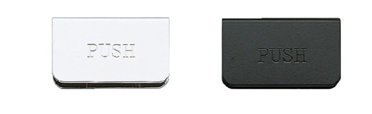 Gegenplatte für Glasstärke 5 mm (13/64″), aus Stahl, Oberfläche: verchromt, 40 mm (1-37/64″), K-130CR. Gegenstück für Glasschranktür, Magnetschnäpper und vieles mehr, von Sugatsune / LAMP® (Japan) – Bild 3