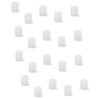 20 Stück hochwertiger Gewindeeinsatz mit Innengewinde M4, aus Nylon (PA), 11 mm (7/16″), 9047420. Praktische Einpressmuffe für Holzteile, Möbelverbindungen, Elektronikgehäuse und viel mehr, von EMUCA