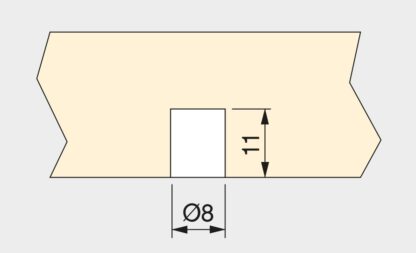 20 Stück hochwertiger Gewindeeinsatz mit Innengewinde M4, aus Nylon (PA), 11 mm (7/16″), 9047420. Praktische Einpressmuffe für Holzteile, Möbelverbindungen, Elektronikgehäuse und viel mehr, von EMUCA – Bild 3