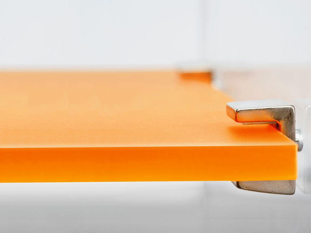 8 Stück hochwertiger Glasbodenträger, Oberfläche: vernickelt, 3 mm (1/8″), 4010007. Glasbodenhalter für Glasregalböden, Glasschrankböden, Badezimmerschränke und vieles mehr, von EMUCA – Bild 4