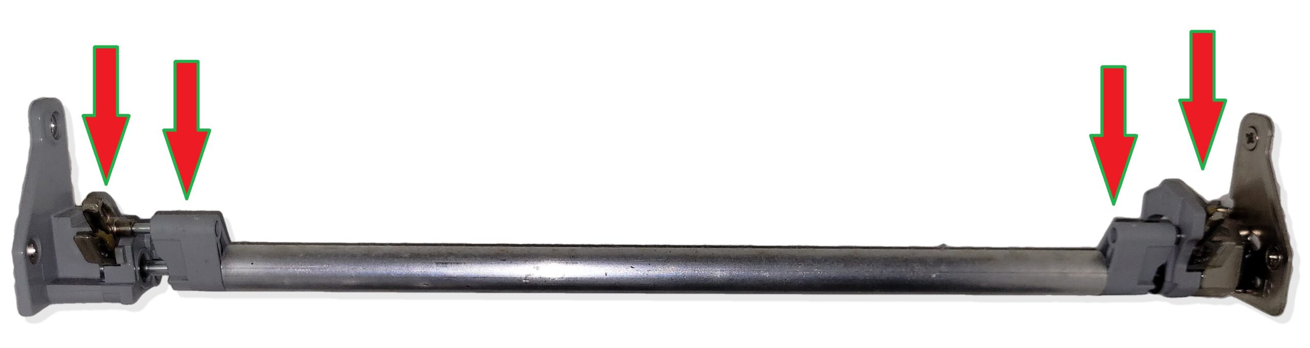 Verriegelungseinheit Set (links und rechts) für die Führungsschienen