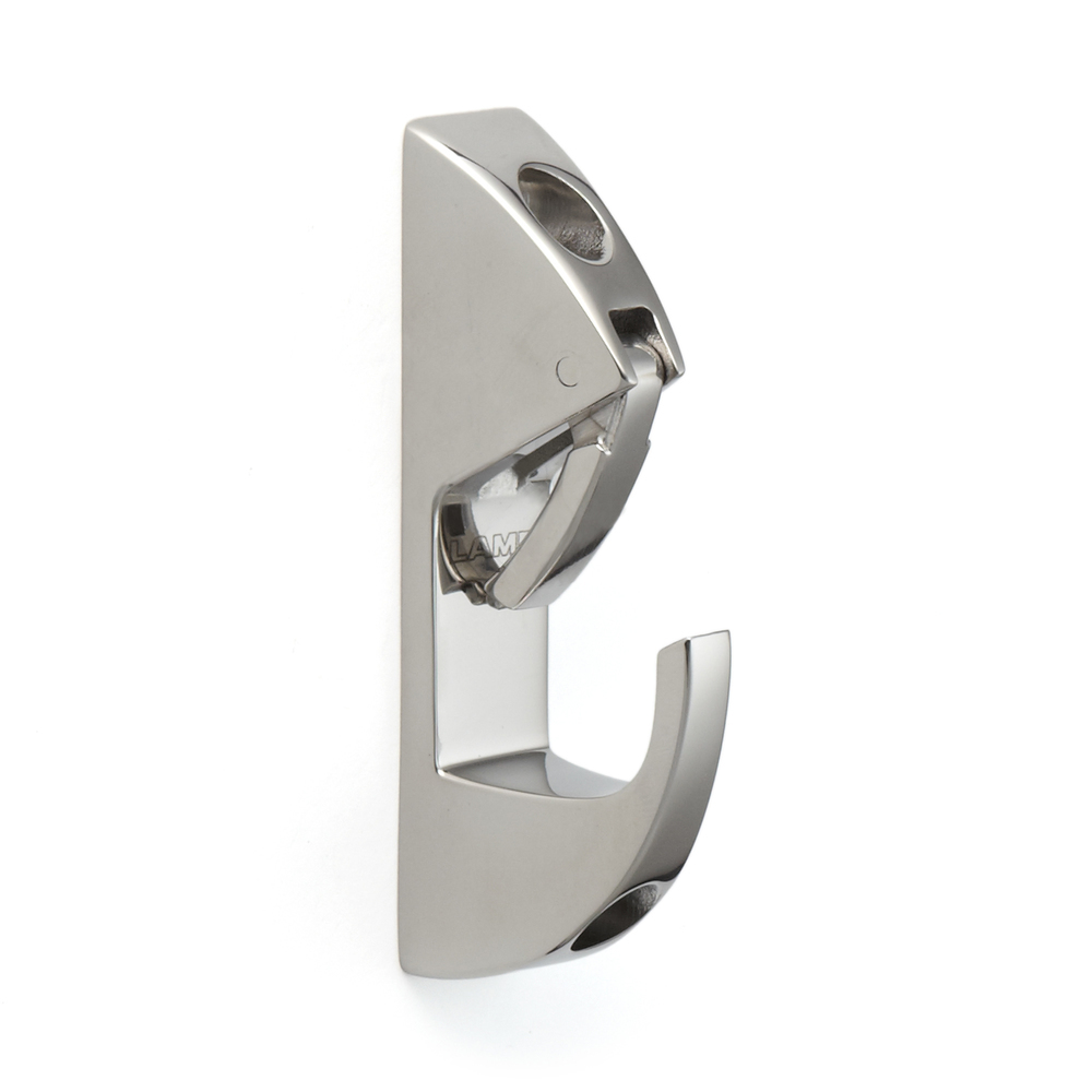 Hochwertiger Haken mit Sicherungsklappe aus Edelstahl SUS316, EN-R80. Seilhaken mit Sicherheitssperre aus V4A für Schiffbau, Außenbereich, feuchte Umgebung, raue Umgebung und viel mehr, von Sugatsune / LAMP® (Japan) – Bild 3