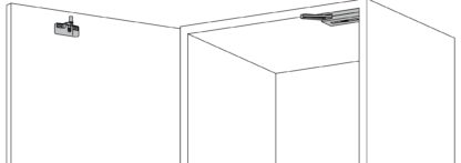 Schwerlast-Dämpfer für große und schwere Möbeltüren. Möbeldämpfer mit Zuhaltung von SUGATSUNE / Lamp (Japan) – Bild 5
