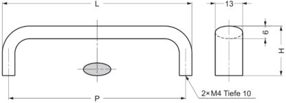 Hochwertiger Edelstahlmöbelgriff aus SUS304 (V2A), satiniert matt, 70 mm (2,8″) DL-70S. Edelstahltürgriff aus SUS304 (V2A), satiniert matt, für Boot, Yacht, Edelstahlküche, Strandhotel, Arztpraxis, Möbel, von Sugatsune / LAMP® (Japan) – Bild 2