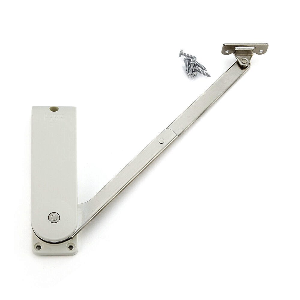 hochwertiger Klappenhalter, HDS-30MR-WT, von Sugatsune, weiß, Ausführung: rechts. Produktbild