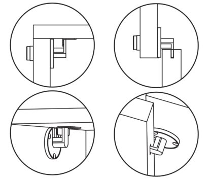 Hochwertiges Klappenschloss, aus Zamak, Ausführung: mit Generalschlüsselsystem J11, 14.03.004-1. Einlass-Klappenschloss für Klappen, Schiebetüren, Schränke und viel mehr, von SISO Denmark – Bild 7