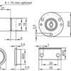 Hochwertiges Klappenschloss aus Zamak mit Zylinderrosette und zwei Schlüsseln, inkl. Schließblech, 19 mm (0,8″), Ausführung: verschiedenschließend, 14.07.105-0. Einlass-Klappenschloss aus Zamak für Klappen, Schränke und viel mehr, von SISO Denmark – Bild 8