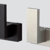 Hochwertiger Kleiderhaken, für Wandmontage, Tragkraft: 10 kg, Oberfläche: schwarz, PXB-UM05-101-BL. Designhaken für Garderobe, Wohnzimmer, Hotel, Restaurant und viel mehr, von Sugatsune / LAMP® (Japan) – Bild 5