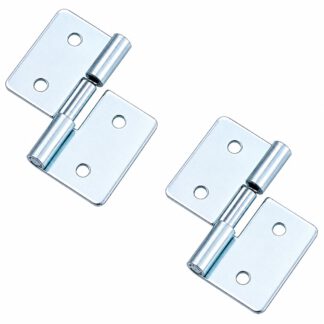 2 Stück kompaktes Aushebescharnier, B-56-L, Höhe: 35 mm, von TAKIGEN, Tragkraft: 2 kg (5 lbs), Ausführung: links. Produktbild